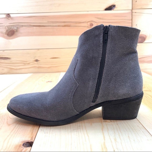Rag & Co Brisa gray suede ankle boots 9 - Picture 9 of 16